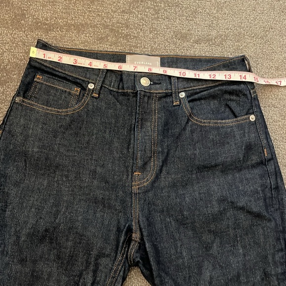 Everlane High Rise Dark Wash Denim Jeans Size 29 - Picture 3 of 8